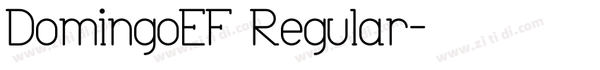 DomingoEF Regular字体转换